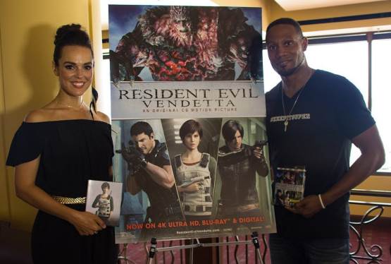 Interview: Resident Evil: Vendetta's Erin Cahill and Dante Carver Talk to FlickDirect on FlickDirect
