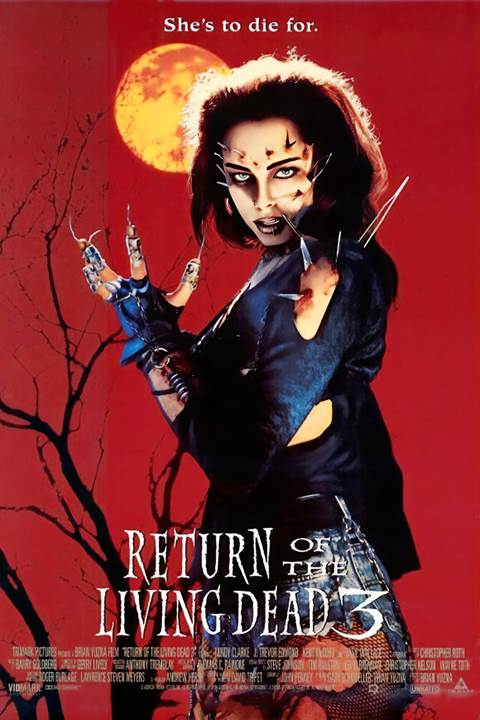 Return of The Living Dead III movie poster