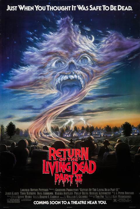 Return of The Living Dead Part II movie poster