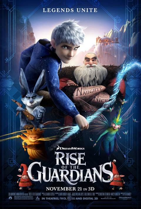 Rise of the Guardians movie poster