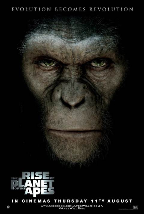 Rise of the Planet of the Apes movie poster
