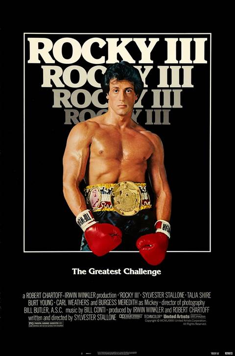 Rocky III movie poster