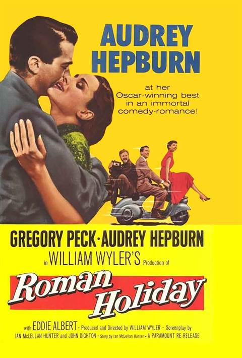 Roman Holiday movie poster