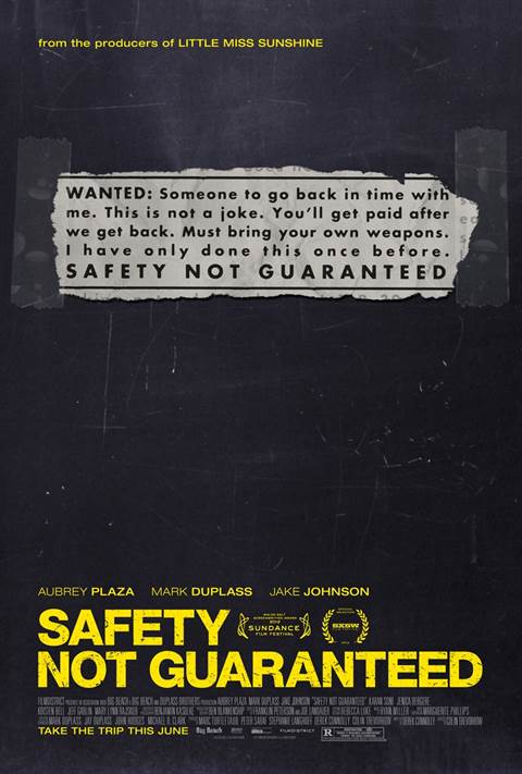 Safety Not Guaranteed movie poster