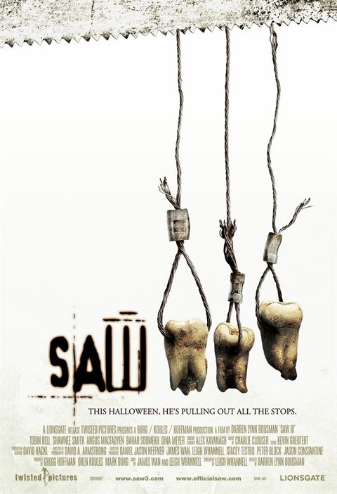 Saw III movie poster