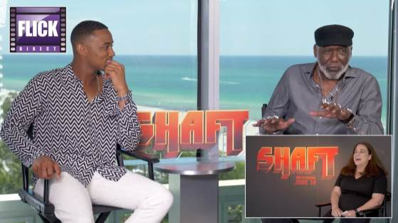 Richard Roundtree and Jesse T. Usher Discuss The Generations of Shaft