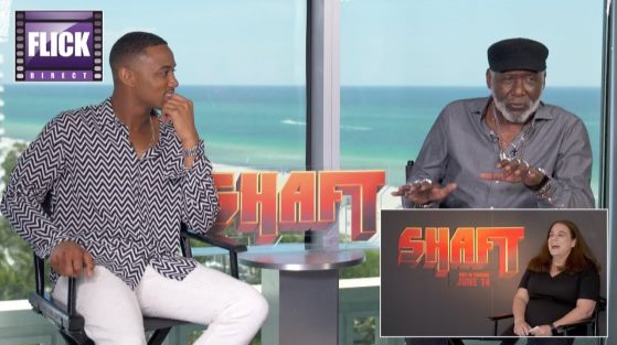 Richard Roundtree and Jesse T. Usher Discuss The Generations of Shaft
