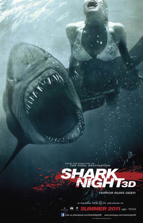 Shark Night 3D movie poster