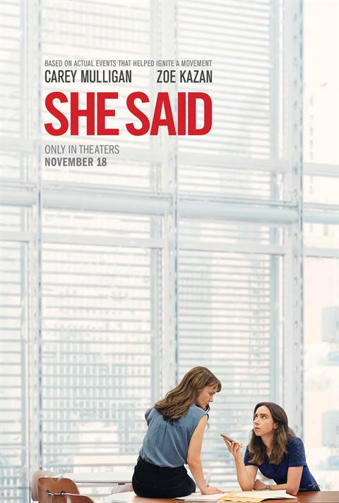 She Said movie poster