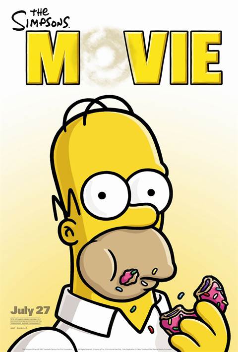 The Simpsons Movie movie poster