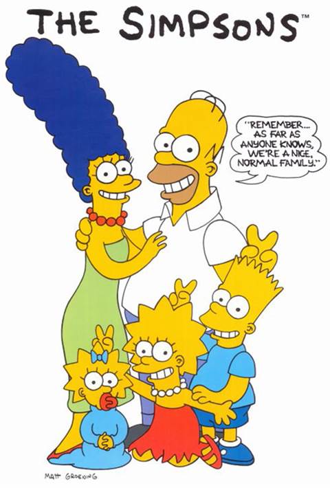 The Simpsons movie poster