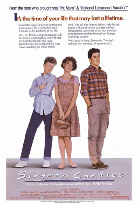Sixteen Candles movie poster