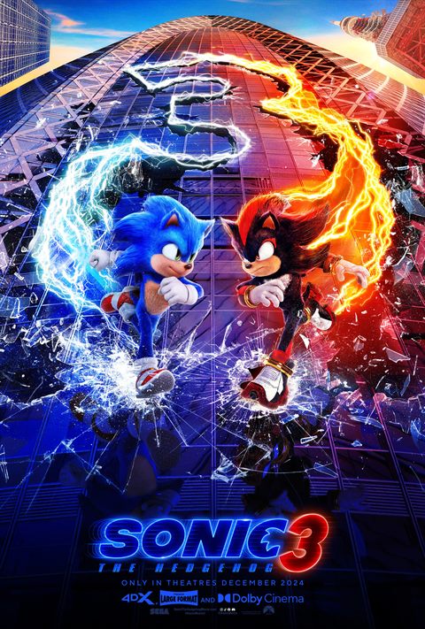 Sonic The Hedgehog 3 movie poster