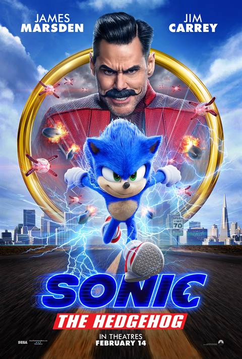 Sonic The Hedgehog movie poster