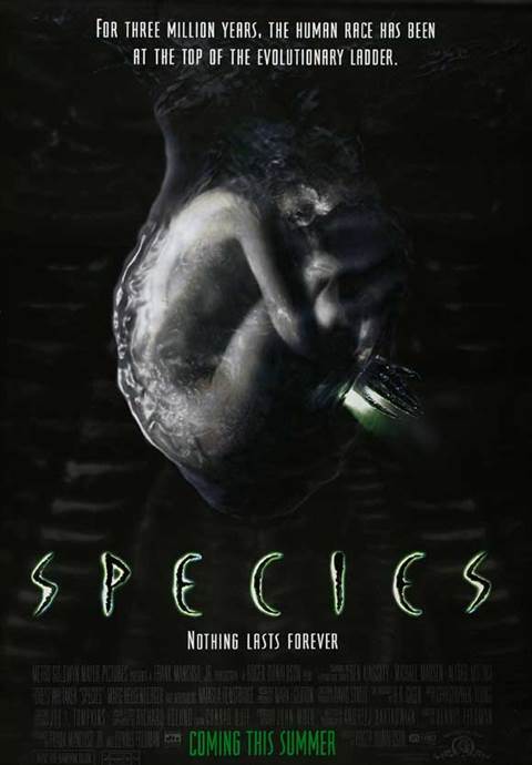 Species movie poster
