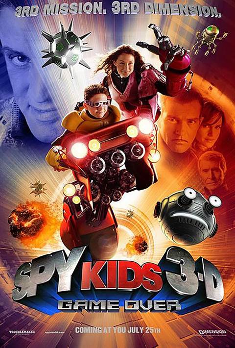Spy Kids 3D: Game Over movie poster