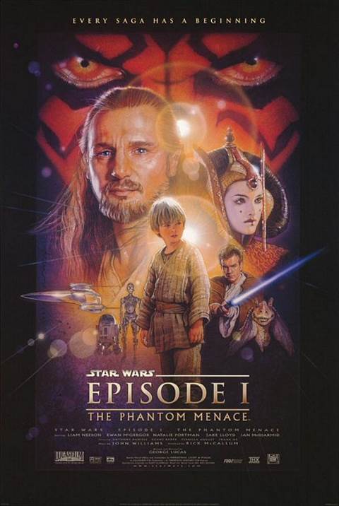 Star Wars: Episode I - The Phantom Menance movie poster