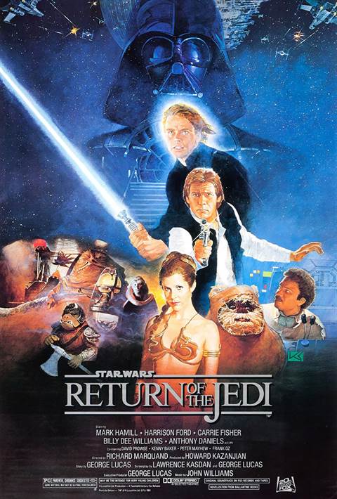 Star Wars: Episode VI -  Return of the Jedi movie poster