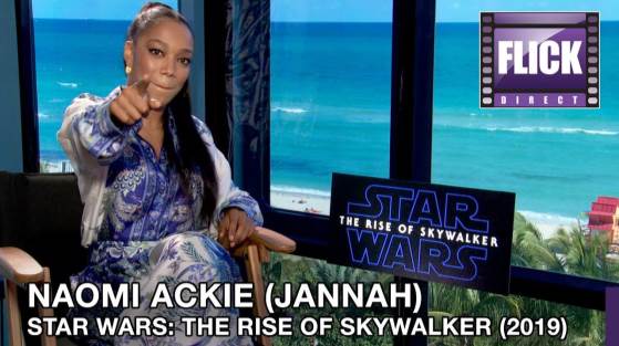 FlickDirect Speaks With Rise of Skywalker Actress,  Naomi Ackie