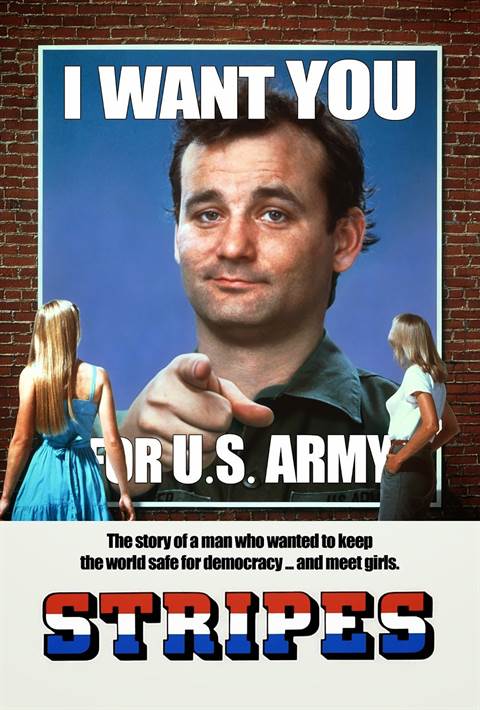 Stripes movie poster