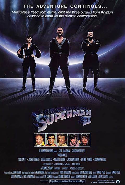 Superman II movie poster