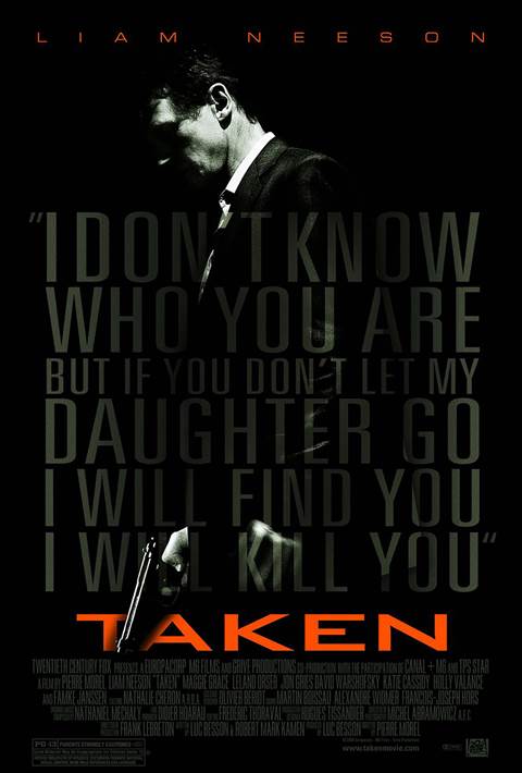 Taken movie poster
