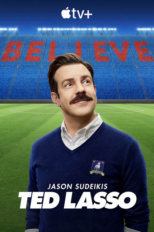 Ted Lasso Courtesy of Apple Studios. All Rights Reserved. Ted Lasso movie poster