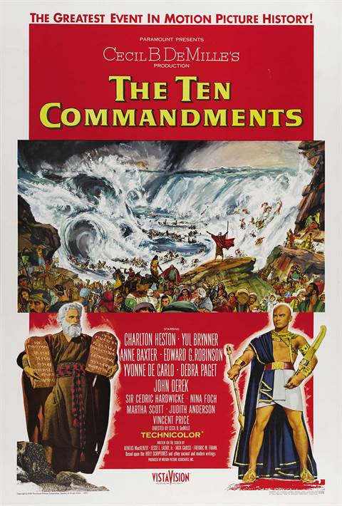 The Ten Commandments movie poster