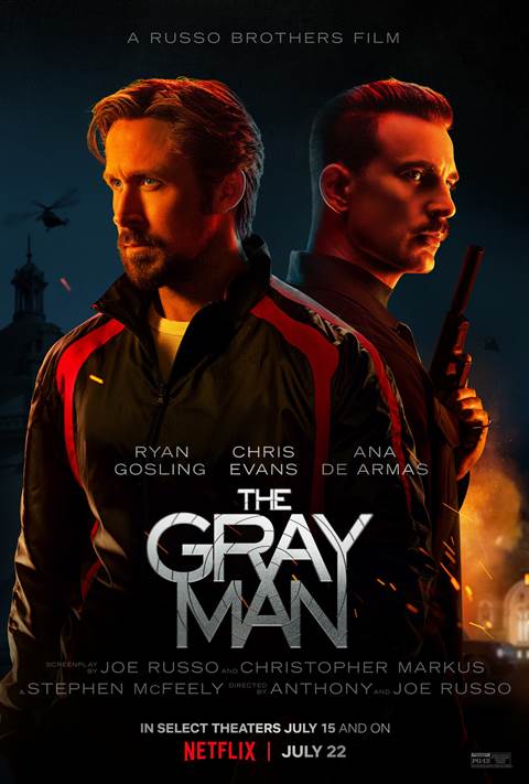 The Gray Man movie poster