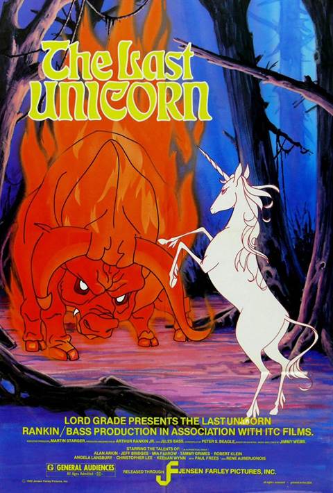 The Last Unicorn movie poster