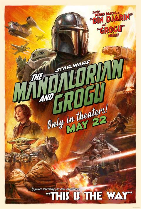 The Mandalorian and Grogu movie poster