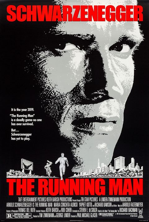 The Running Man movie poster