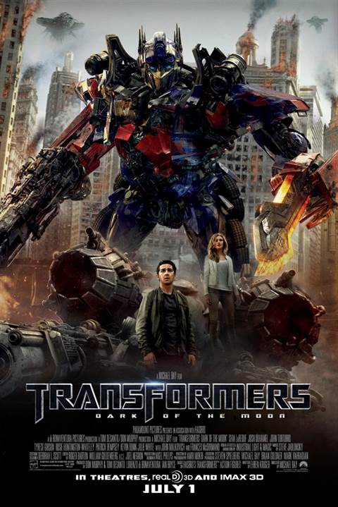 Transformers: Dark of the Moon movie poster