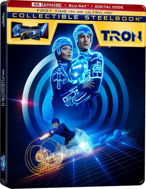 Tron Classic Sci-Fi Returns in 4K SteelBook Glory 4K Review