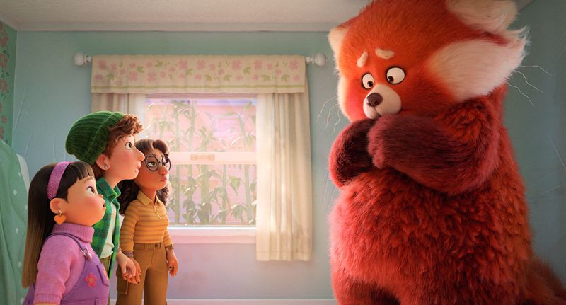 Turning Red Courtesy of Walt Disney Pictures. All Rights Reserved.