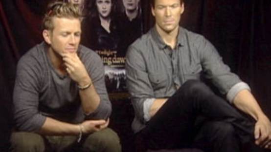 Twilight Volturi Charlie Bewley and Daniel Cudmore Discuss Breaking Dawn Part 2