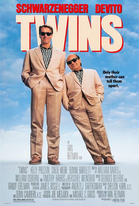 Twins movie poster