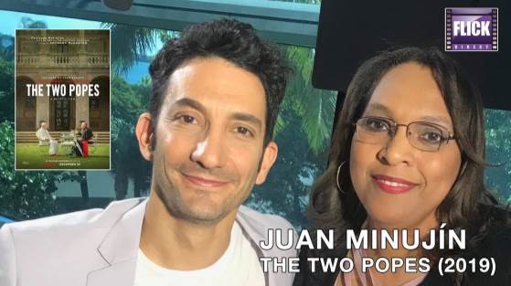 Juan Minujín Talks The Two Popes With FlickDirect's Jill Winans