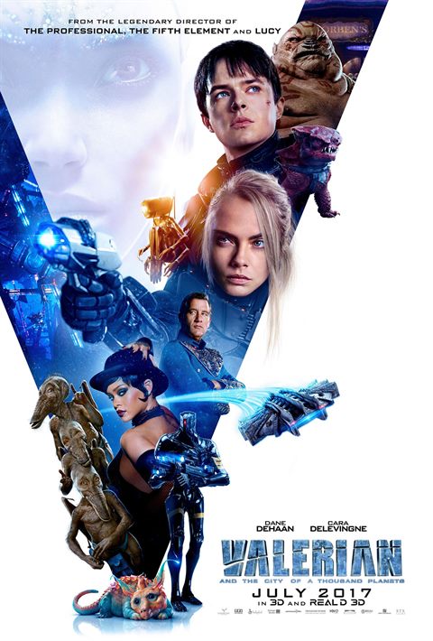 Valerian and the City of a Thousand Planets movie poster