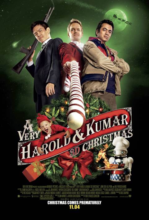 A Very Harold & Kumar Christmas movie poster