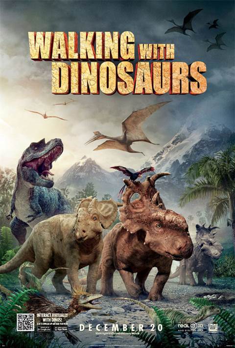 Walking with Dinosaurs 3D movie poster