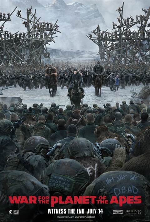 War for the Planet of the Apes movie poster