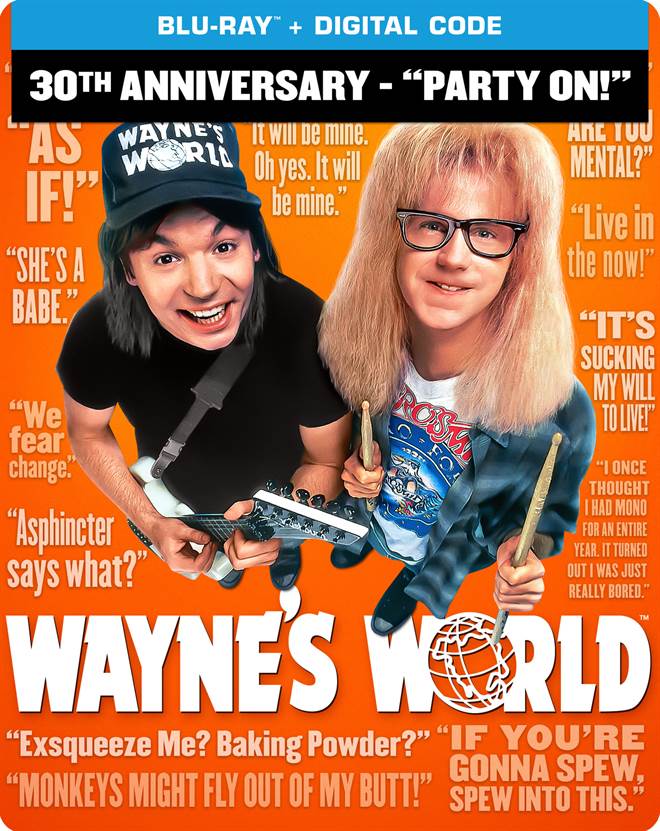 Wayne's World 30th Anniversary Limited Edition Steelbook Blu-ray Review