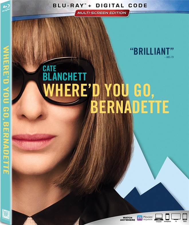 Where'd You Go, Bernadette (2019) Blu-ray Review