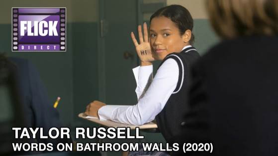 Taylor Russell Tells All About Words On Bathroom Walls