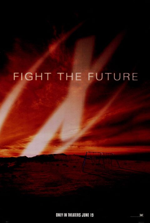 X-Files: Fight The Future movie poster