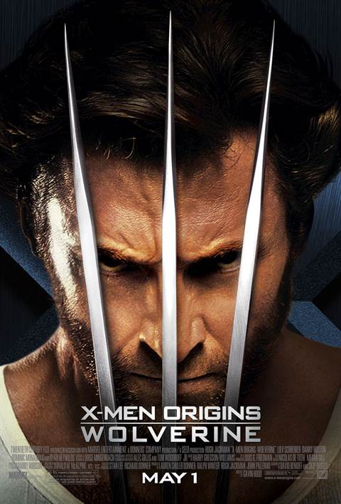X-Men Origins: Wolverine movie poster