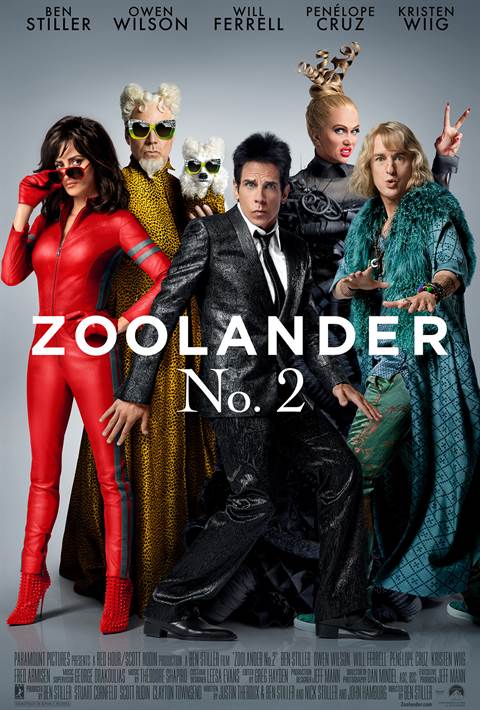 Zoolander 2 movie poster