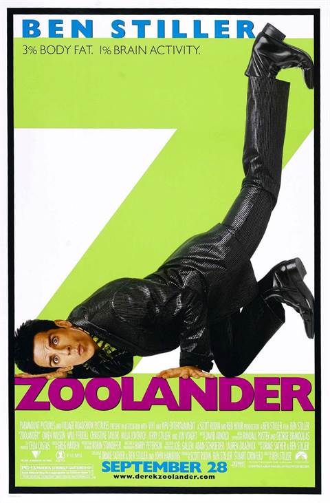 Zoolander movie poster