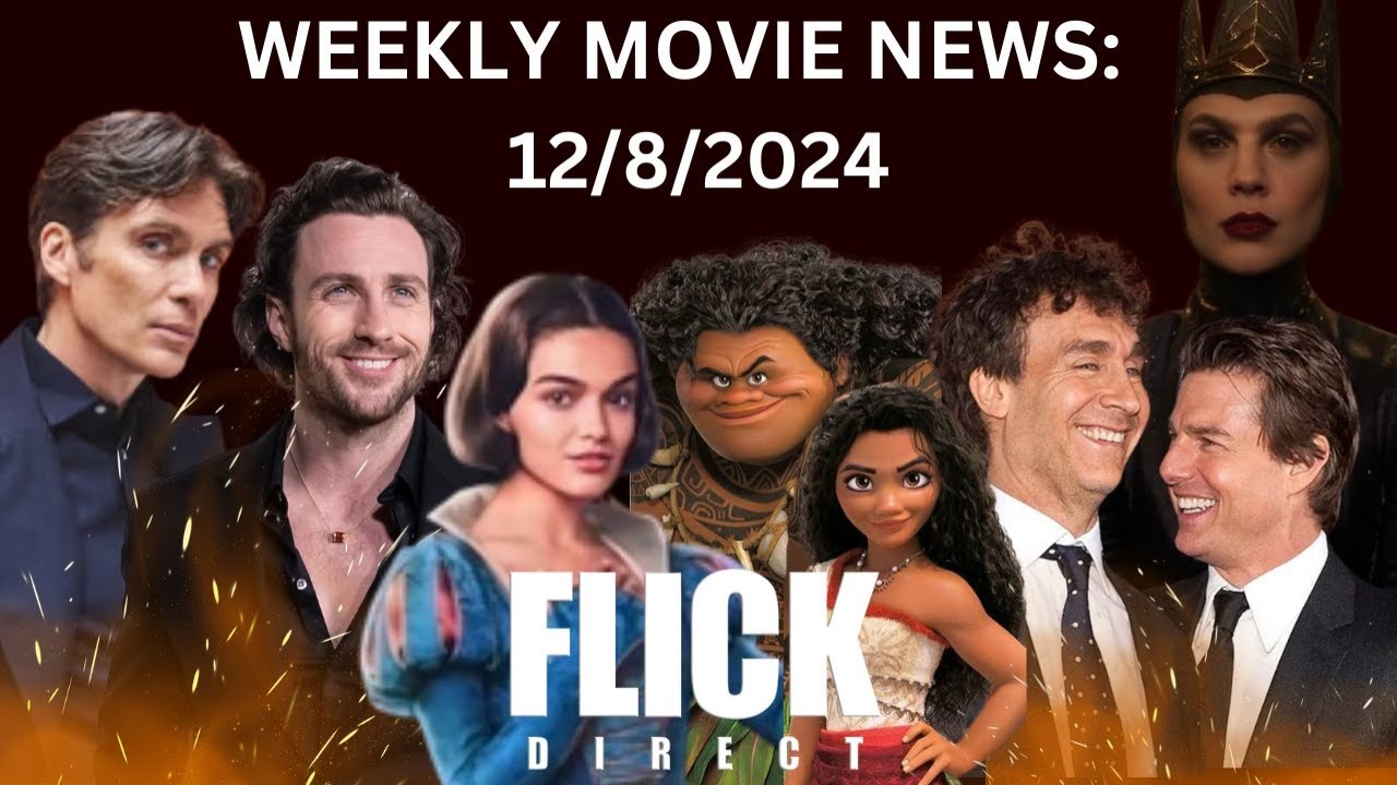 Moana 2 Breaks Records, Tom Cruise's New Thriller & Snow White Trailer entertainment news video
